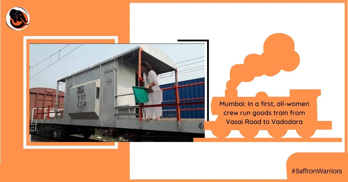 In a first , all women crew run goods train from Vasai road to Vadodara