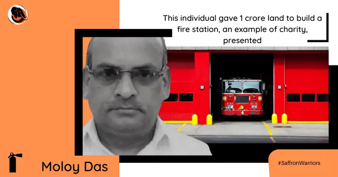 To build a fire station, this person donated land worth 1 crore