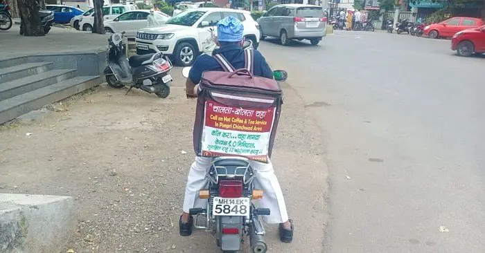 Tea service bike