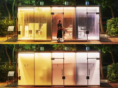 transparents public toilet design