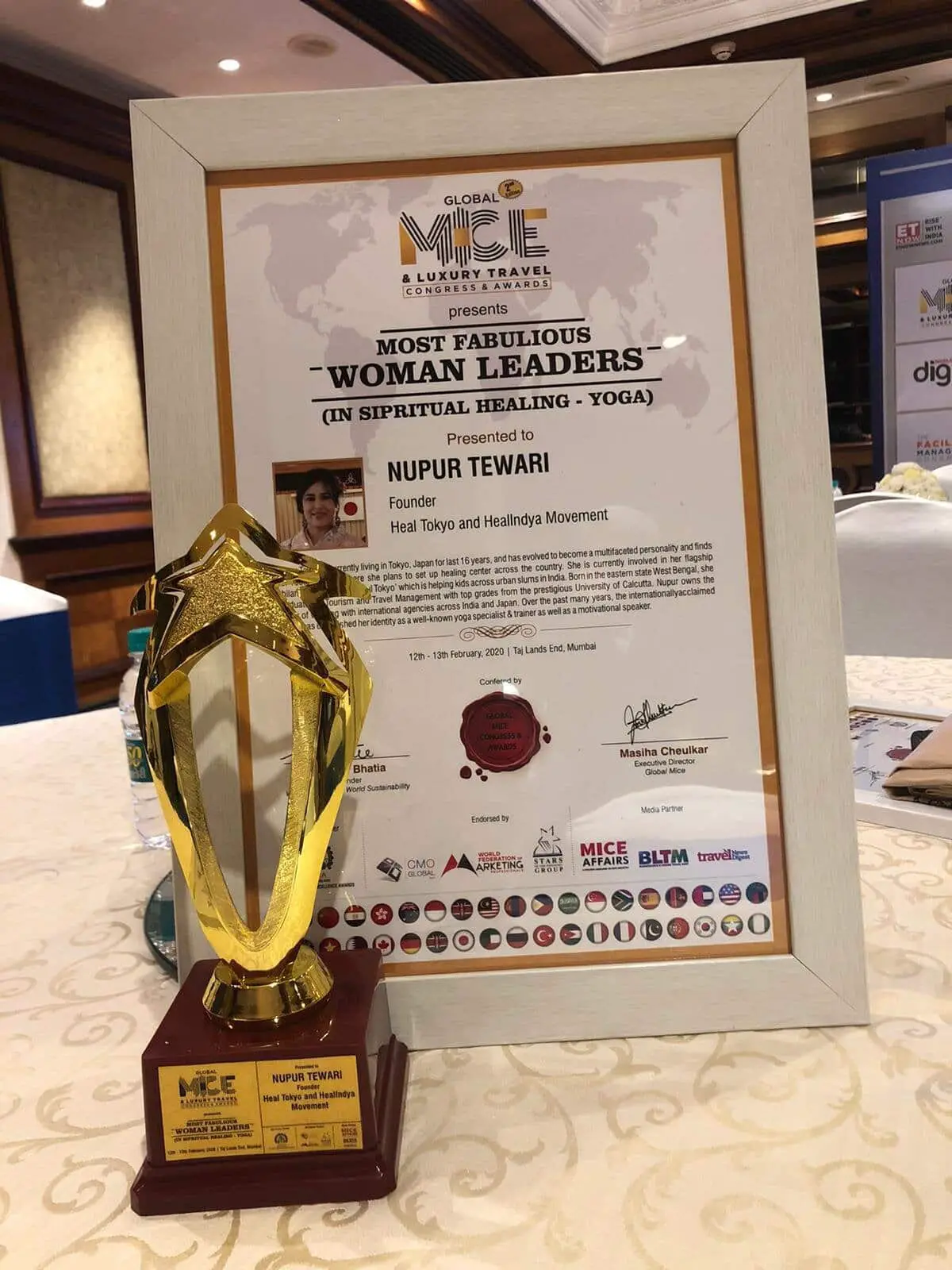 Most fabulious women leaders , award