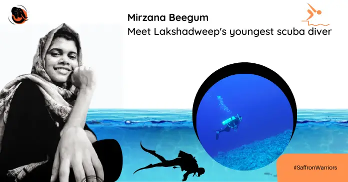 Mirzana Beegum, Meet youngest ” Scuba diver ” of Lakshadweep